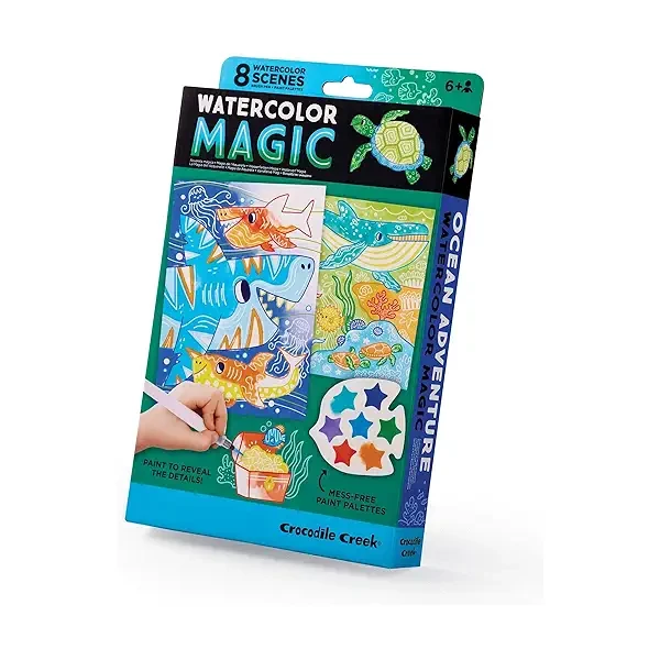 Watercolor Magic Ocean Adventures Crocodile Creek Watercolor Magic Ocean Adventures -Toyology Toys image b7d09376 2fbe 4eb2 bec1 65ab33758e12