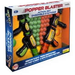 Popper Blasters Set - 2 Guns W/60 Balls