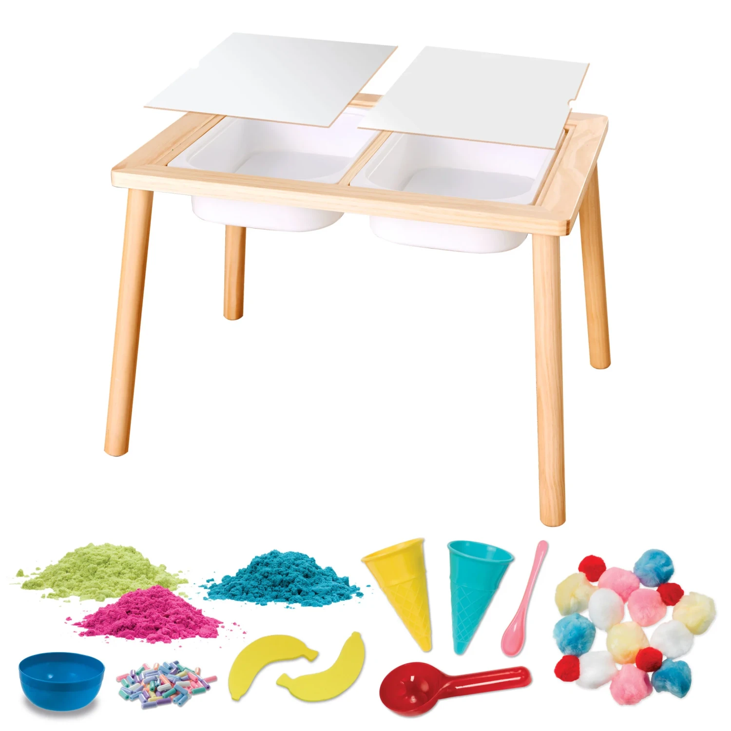 Deluxe Activity Sensory Table Ice Cream Shop Deluxe Activity Sensory Table Ice Cream Shop -Toyology Toys