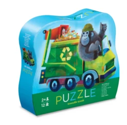 Crocodile Creek 12-pc Shaped Box Puzzle/Gorilla