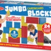 Melissa & Doug Jumbo Cardboard Blocks (24 Pc) 2 Melissa & Doug Jumbo Cardboard Blocks (24 Pc) -Toyology Toys md2783