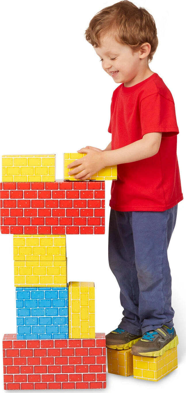 Jumbo Cardboard Blocks (24 pc) Melissa & Doug Jumbo Cardboard Blocks (24 Pc) -Toyology Toys md2783 4