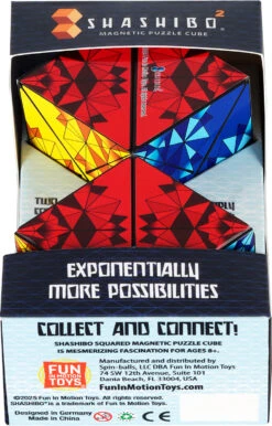 Shashibo Squared - Primary Pizazz 4 Shashibo Squared - Primary Pizazz -Toyology Toys mozishsq03pp 2