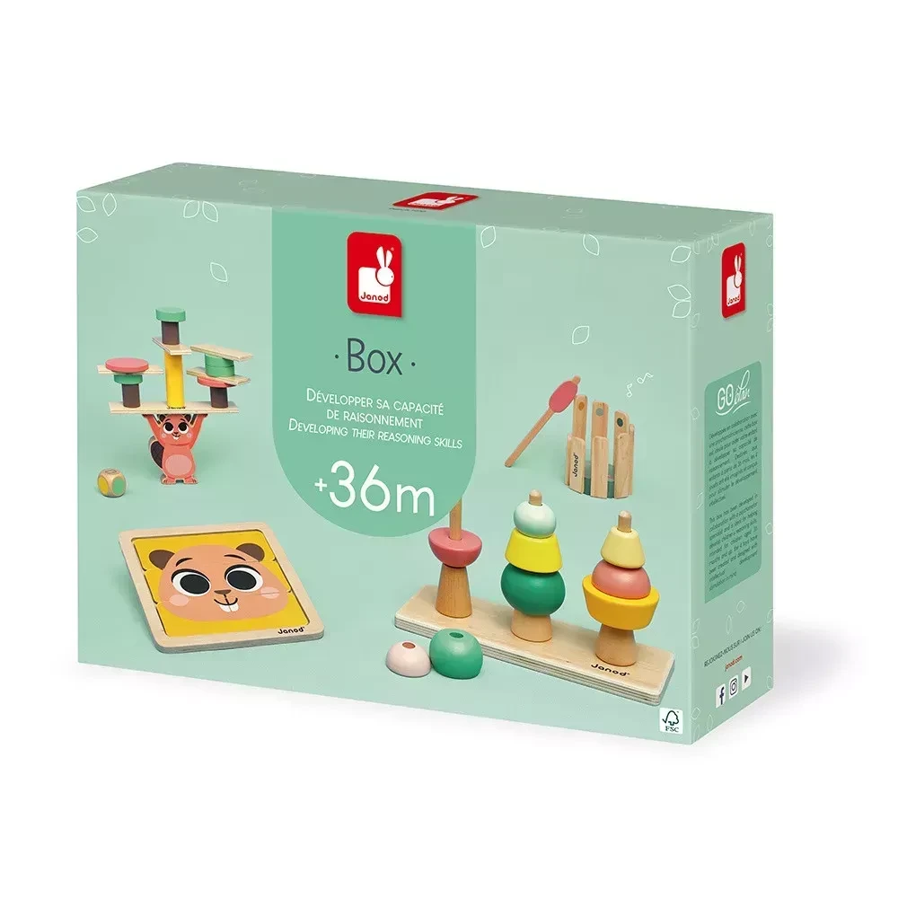 Janod Developmental Activity Box - 36mo Janod Developmental Activity Box - 36mo -Toyology Toys