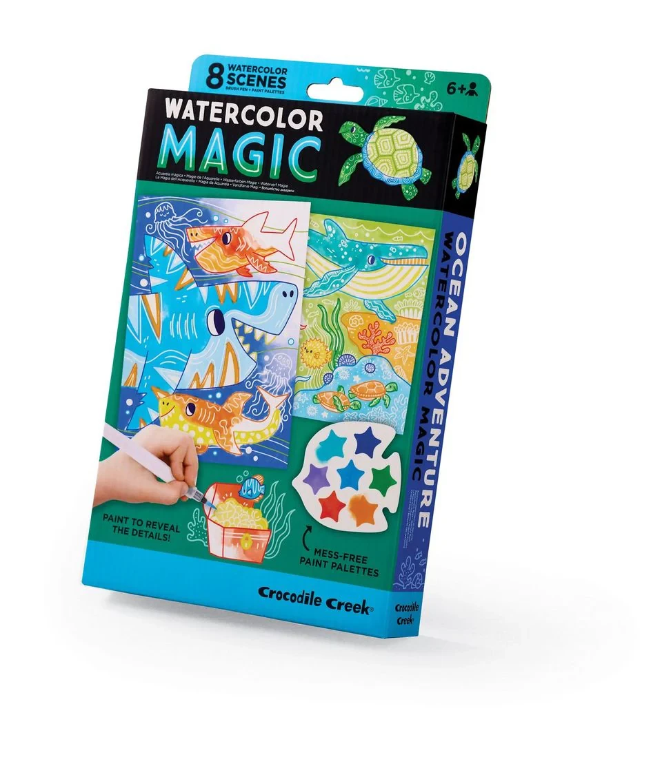 Watercolor Magic Ocean Adventures Crocodile Creek Watercolor Magic Ocean Adventures -Toyology Toys n4nek8i37o663ftchqal