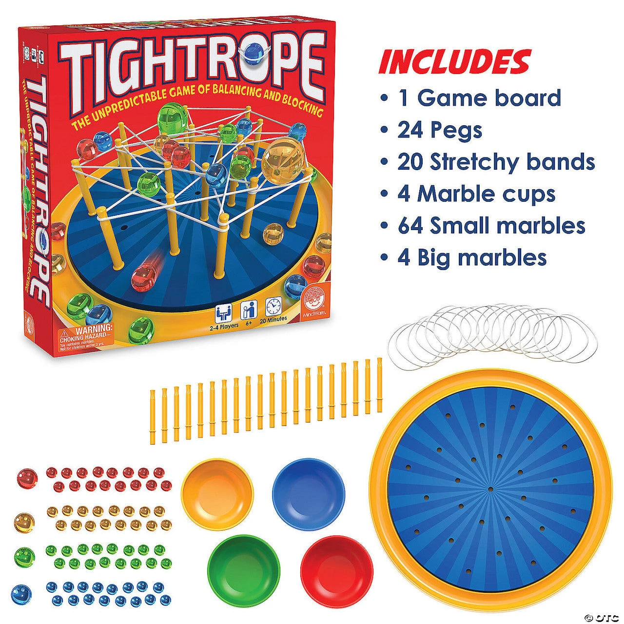Tightrope - Balance & Blocking Game MindWare Tightrope - Balance & Blocking Game -Toyology Toys nn2spnrskziriqofa9ib