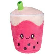 Mini Squishable Strawberry Bubble Tea
