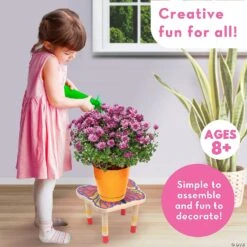 MindWare Paint Your Own Butterfly Wooden Stool 5 MindWare Paint Your Own Butterfly Wooden Stool -Toyology Toys paint your own stool butterfly 14507422 a03