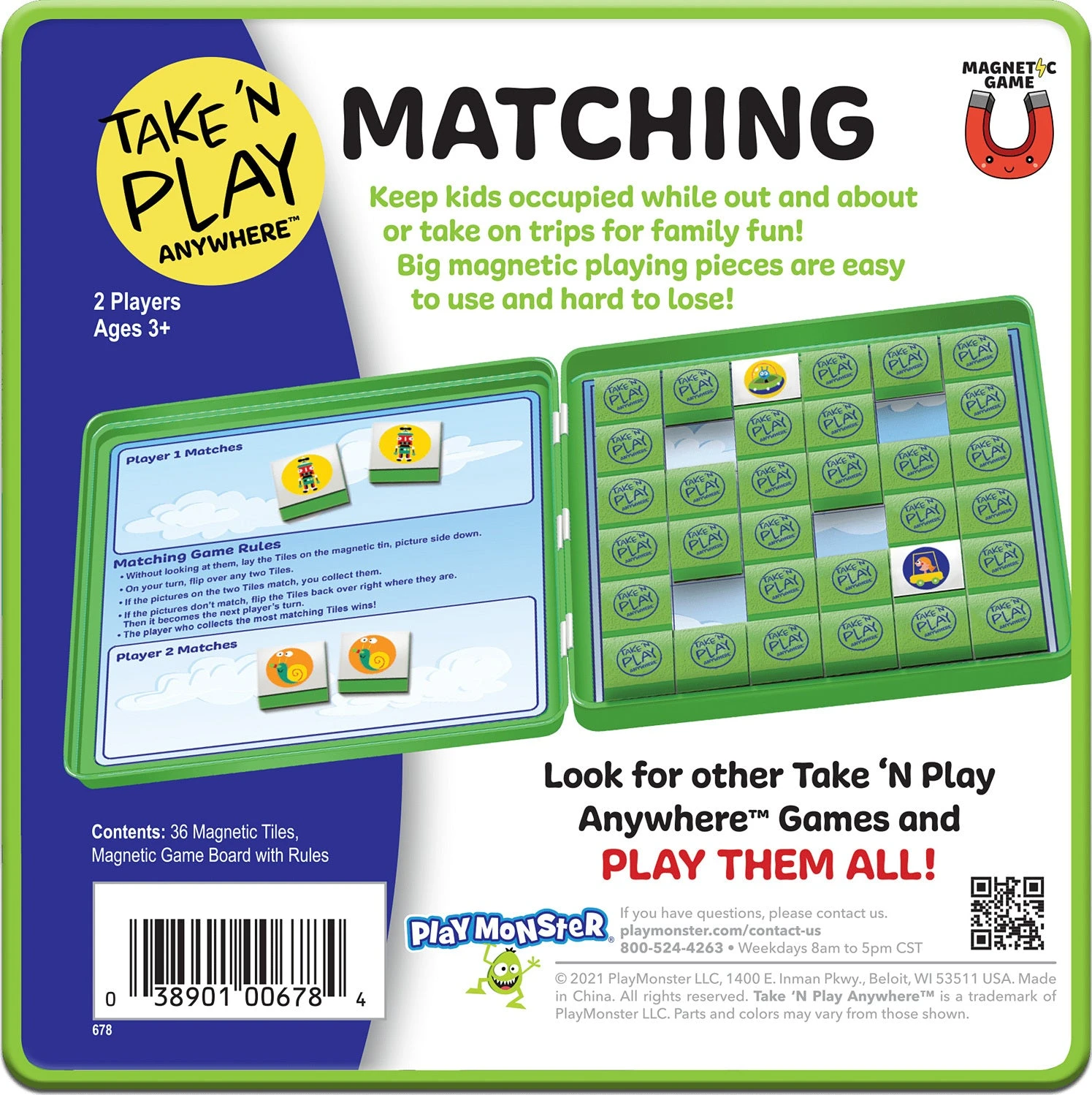 Take N' Play Matching Take N' Play Matching -Toyology Toys patc678 1