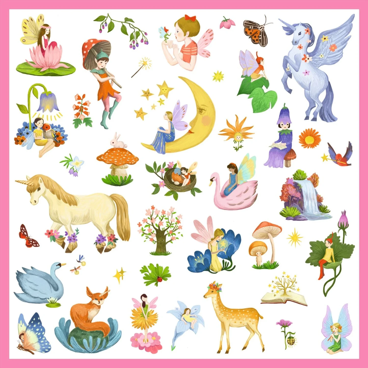 Fantasy Sticker Sheets Djeco Fantasy Sticker Sheets -Toyology Toys qpkpqibgyfjncbtc3slv