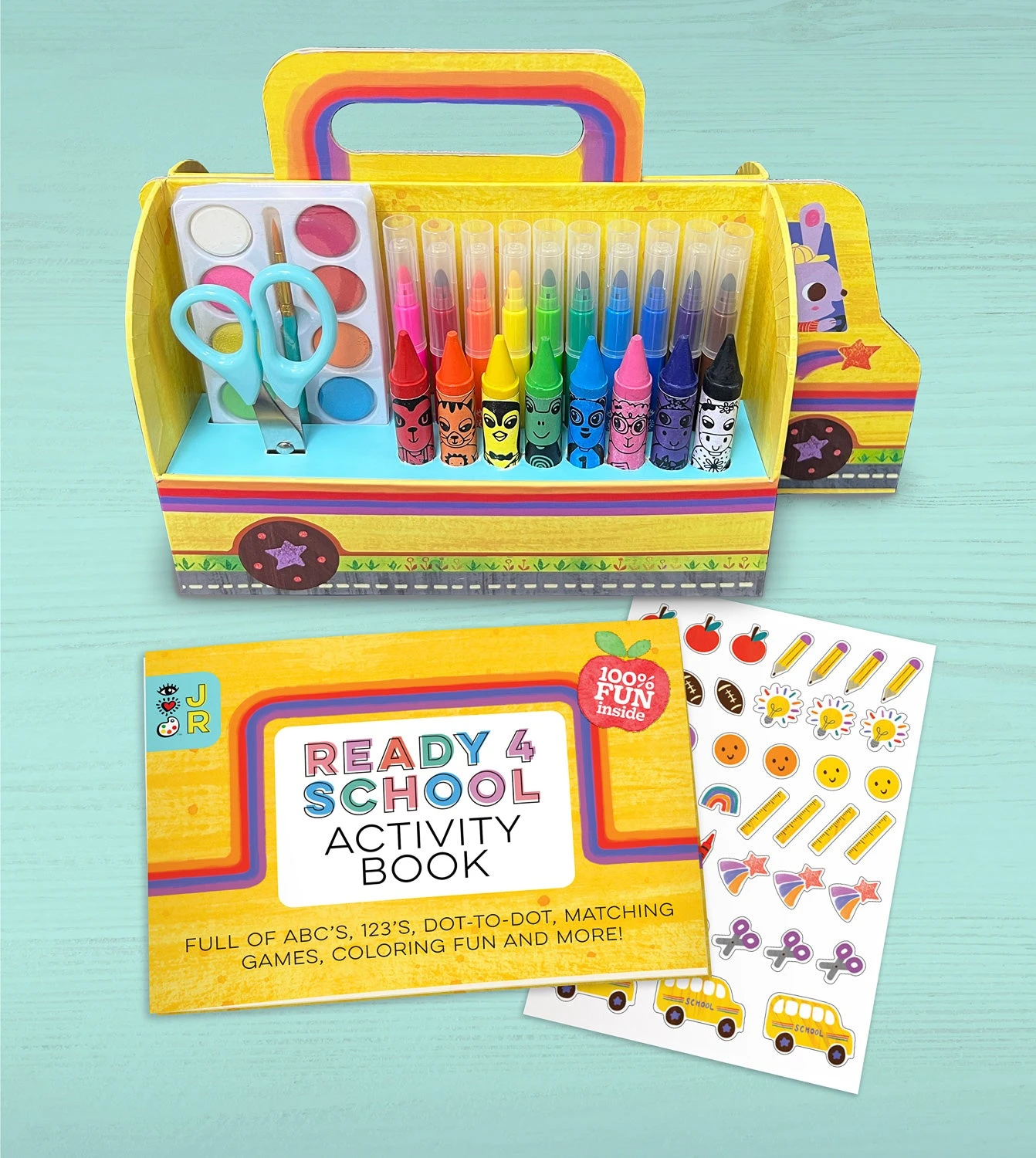 iHeartArt Jr Ready 4 School art Set IHeartArt Jr Ready 4 School Art Set -Toyology Toys tgtg au24 19900 1