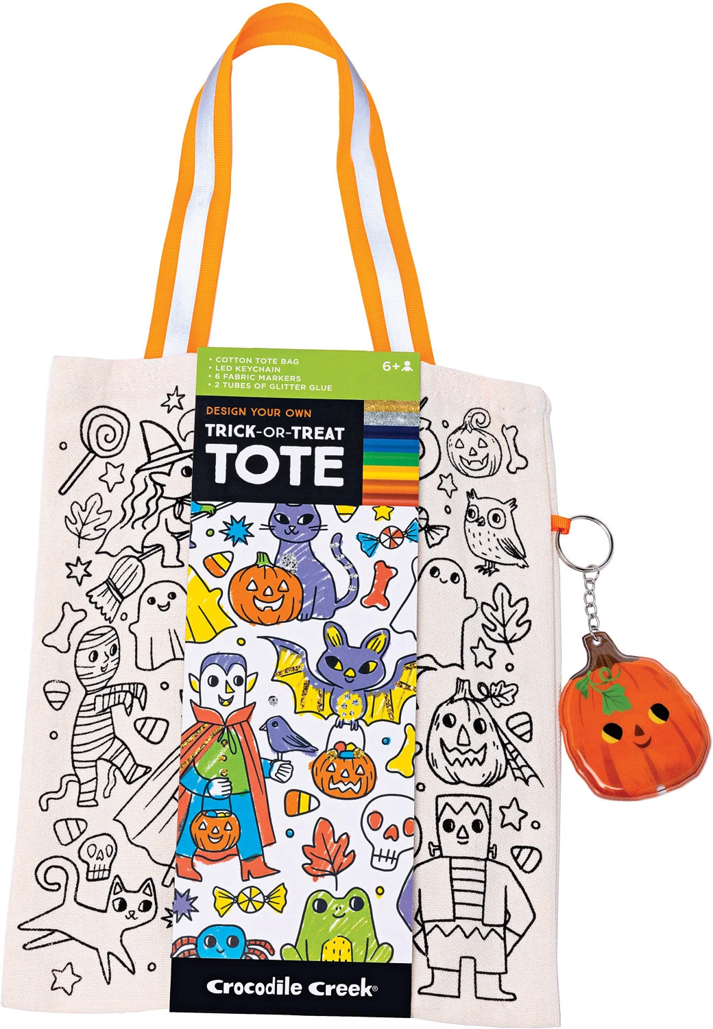 Design Your Own Trick Or Treat Tote Crocodile Creek Design Your Own Trick Or Treat Tote -Toyology Toys tgtg au24 75152 2