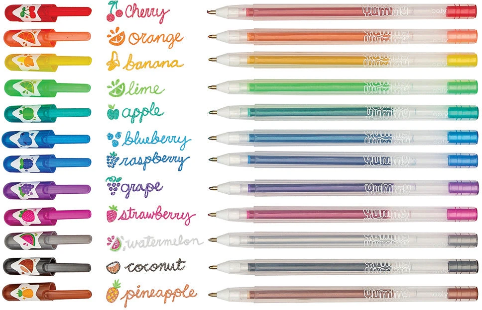 Yummy Yummy Scented Glitter Gel Pens Ooly Yummy Yummy Scented Glitter Gel Pens -Toyology Toys tgtg fa23 132105 2