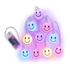 Choose Happy - Happy Face LED String Lights -Toyology Toys tgtg fa23 865124 2