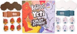 BigFoot Vs. Yeti - Splat Attack! Game -Toyology Toys tgtg ho24 3020