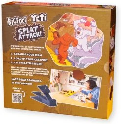 BigFoot Vs. Yeti - Splat Attack! Game -Toyology Toys tgtg ho24 3020 4