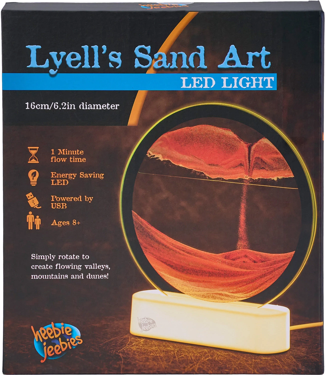 Lyell's Sand Art LED Light Lyell's Sand Art LED Light -Toyology Toys tgtg ho24 hj6124