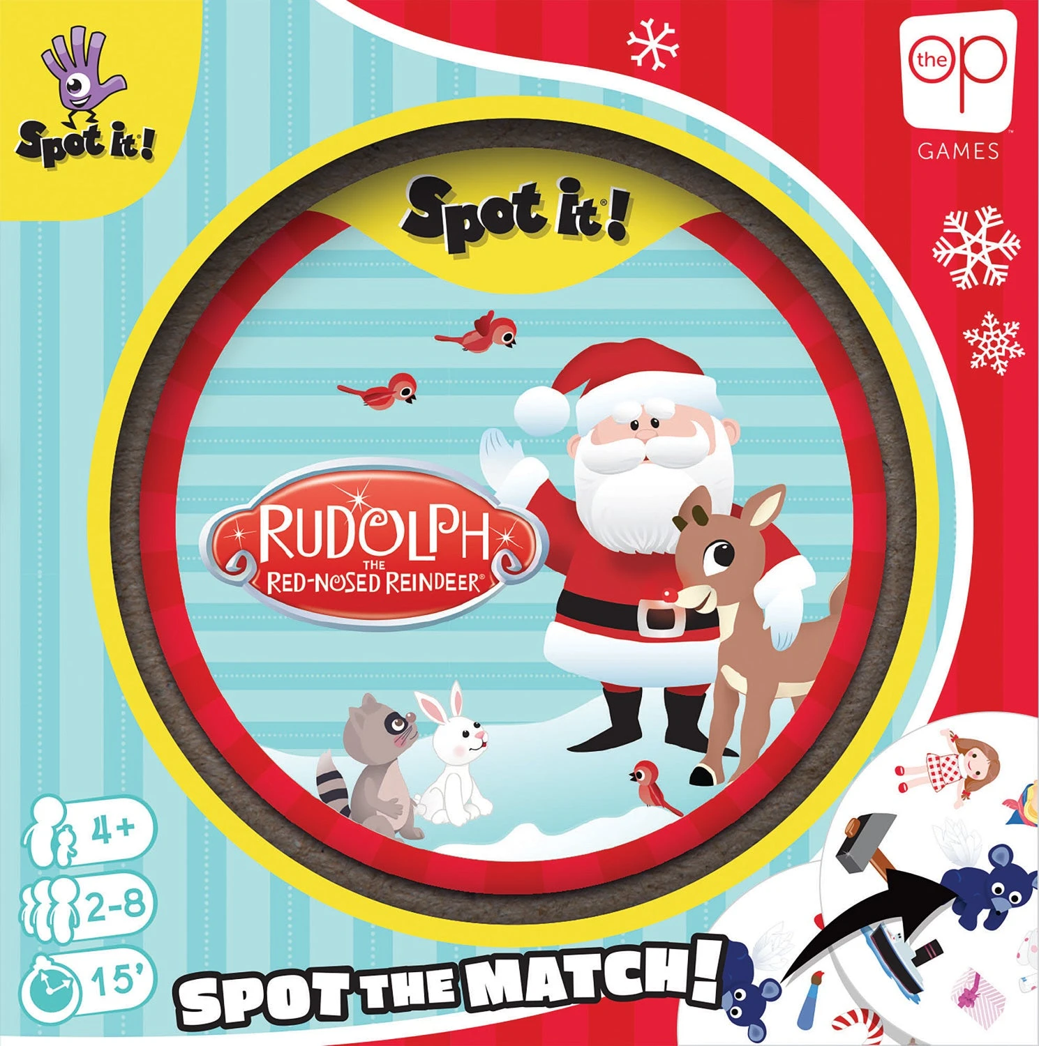 Rudolph The Red Nosed Reindeer Spot It Rudolph The Red Nosed Reindeer Spot It -Toyology Toys tgtg ho24 si033069 4