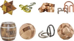 True Genius Wood And Metal Brainteaser Puzzles