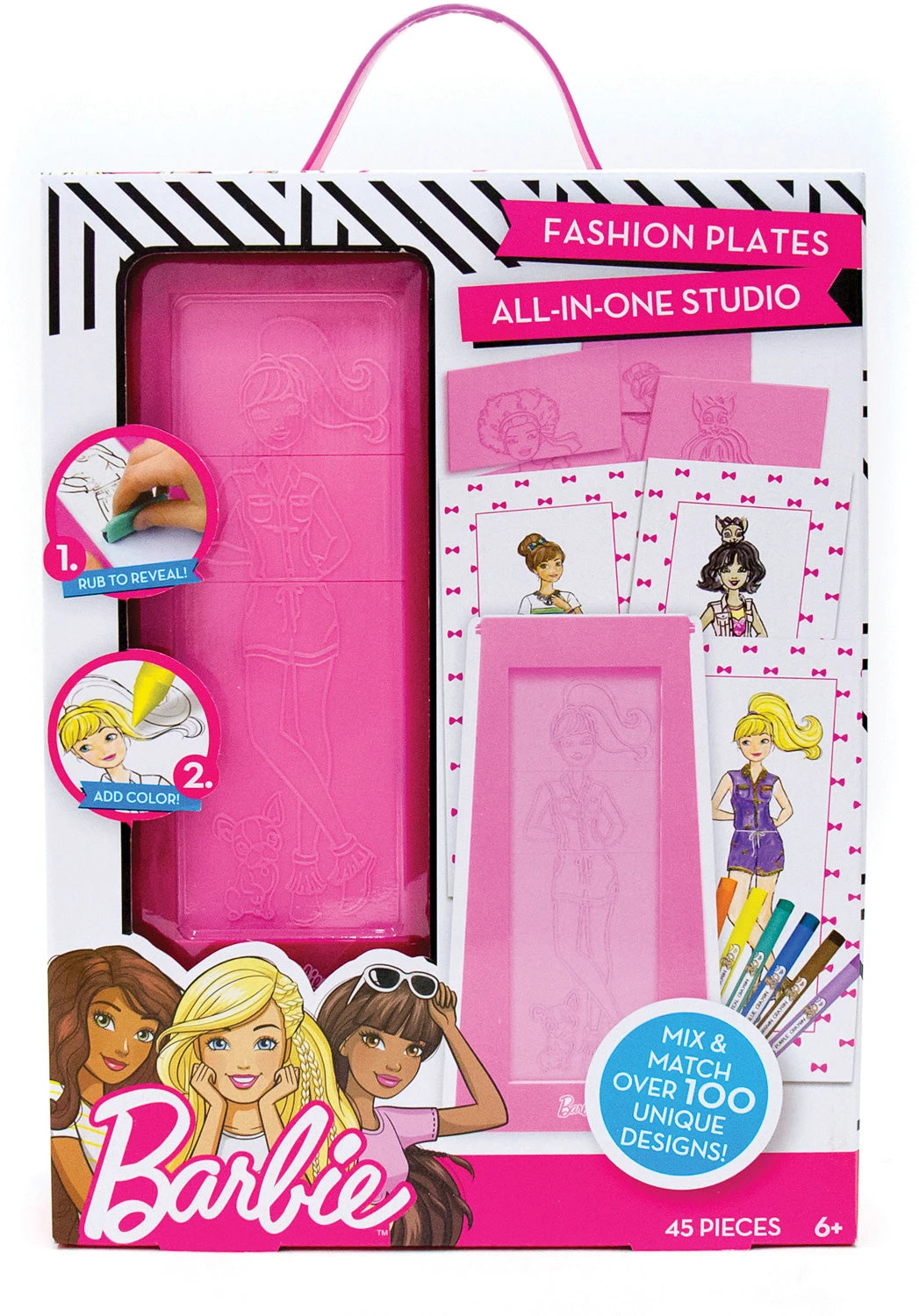 Barbie Fashion Plates All-In-One Studio Barbie Fashion Plates All-In-One Studio -Toyology Toys tgtg sp24 81698