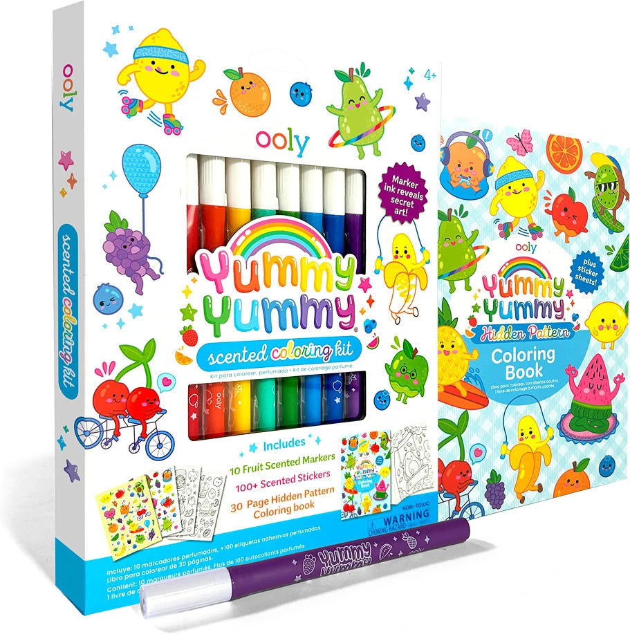Yummy Yummy Scented Coloring Kit Ooly Yummy Yummy Scented Coloring Kit -Toyology Toys