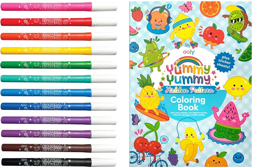 Yummy Yummy Scented Coloring Kit Ooly Yummy Yummy Scented Coloring Kit -Toyology Toys tgtg sp25 161137 2