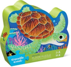 Crocodile Creek Sea Turtles Floor Puzzle - 36 Pc