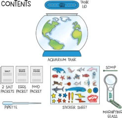 Wow In The World: Sea Creatures Aquarium -Toyology Toys thak545007 3