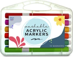Acrylic Marker 12 Color Set