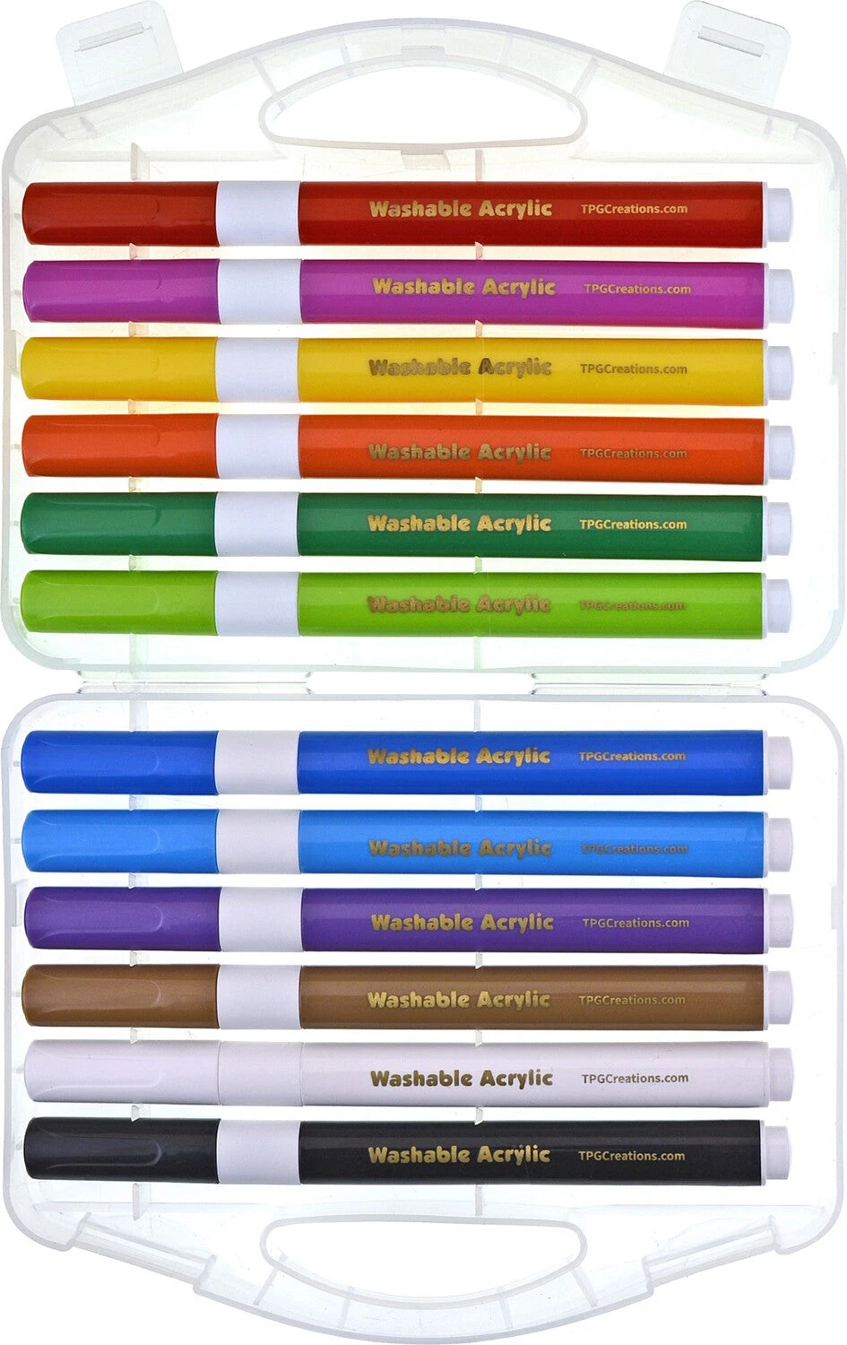 Acrylic Marker 12 Color Set Acrylic Marker 12 Color Set -Toyology Toys tpgitpg496 1