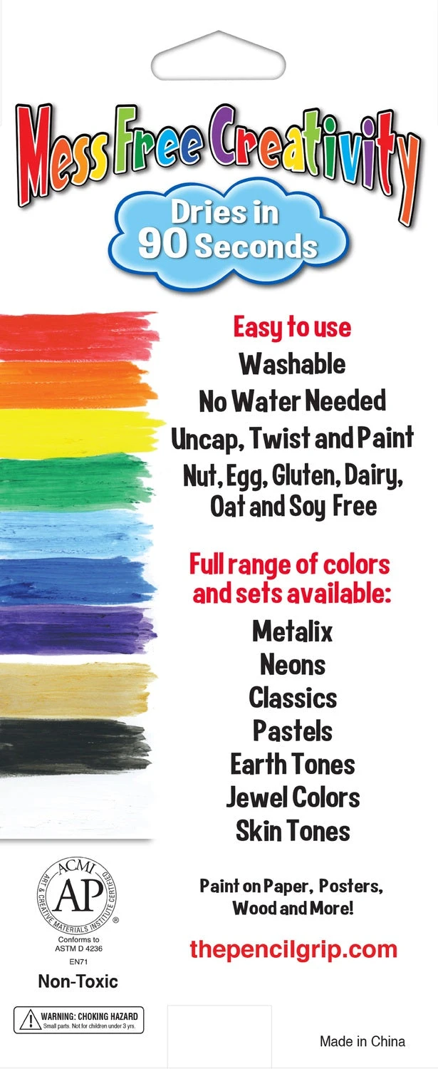 Kwik Stix Solid Tempera Paint - 10pk Rainbow Kwik Stix Solid Tempera Paint - 10pk Rainbow -Toyology Toys tpgitpg699 2