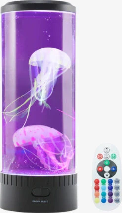 Jellyfish Lamp 14" With LED Lights & Remote