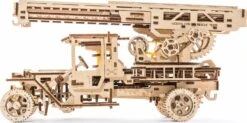 Ugears Firetruck W/Ladder -Toyology Toys ugrsutg0019 2