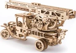 Ugears Firetruck W/Ladder -Toyology Toys ugrsutg0019 4
