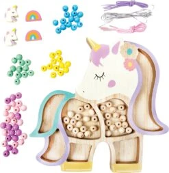 SM Wooden Unicorn Bead Set -Toyology Toys utoc205527 1