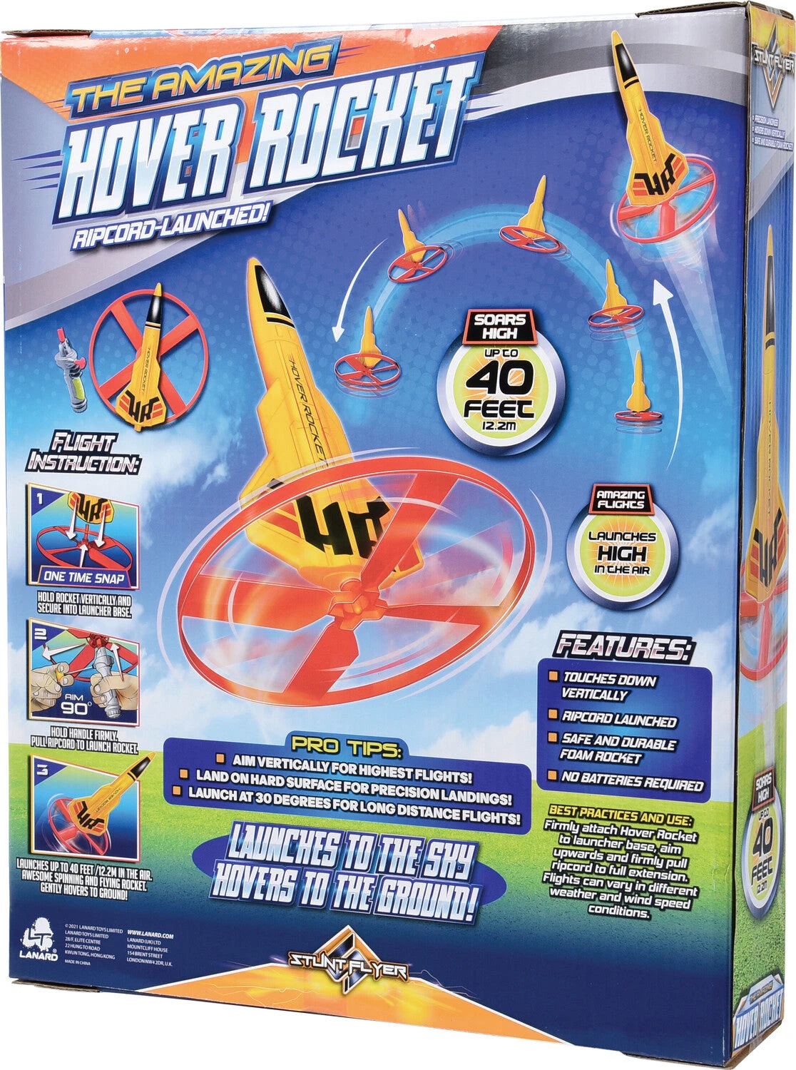 The Amazing Hover Rocket The Amazing Hover Rocket -Toyology Toys utoc4823 4