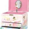 Ballerina Musical Jewelry Box 2 Ballerina Musical Jewelry Box -Toyology Toys utocghb1402