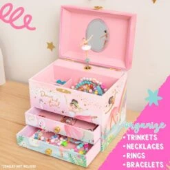 Ballerina Musical Jewelry Box -Toyology Toys utocghb1402 4