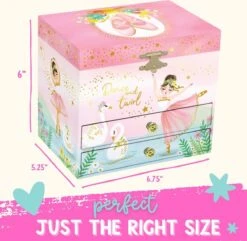 Ballerina Musical Jewelry Box -Toyology Toys utocghb1402 7