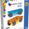 Magna-Tiles Cars 2 Piece Expansion Set Blue/Orange 2 Magna-Tiles Cars 2 Piece Expansion Set Blue/Orange -Toyology Toys valt16022bo