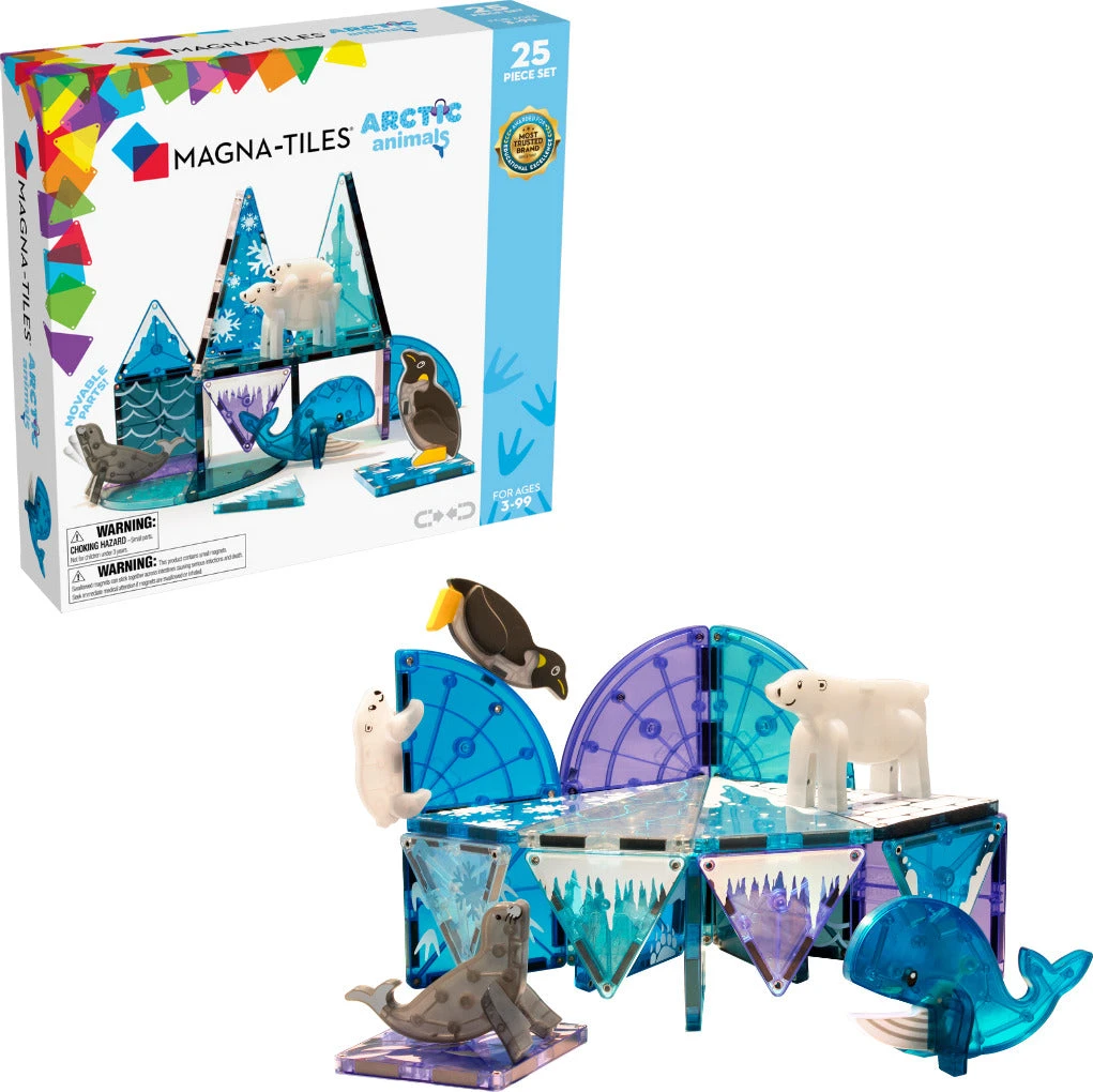 Magna-Tiles Arctic Animals 25pc Magna-Tiles Arctic Animals 25pc -Toyology Toys valt21125
