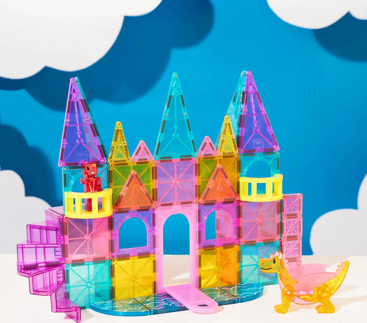 Magna-Tiles Castle - Micromags 48pc Magna-Tiles Castle - Micromags 48pc -Toyology Toys valt242048ca 2
