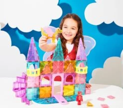 Magna-Tiles Castle - Micromags 48pc 7 Magna-Tiles Castle - Micromags 48pc -Toyology Toys valt242048ca 3