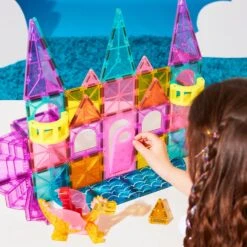 Magna-Tiles Castle - Micromags 48pc 8 Magna-Tiles Castle - Micromags 48pc -Toyology Toys valt242048ca 4