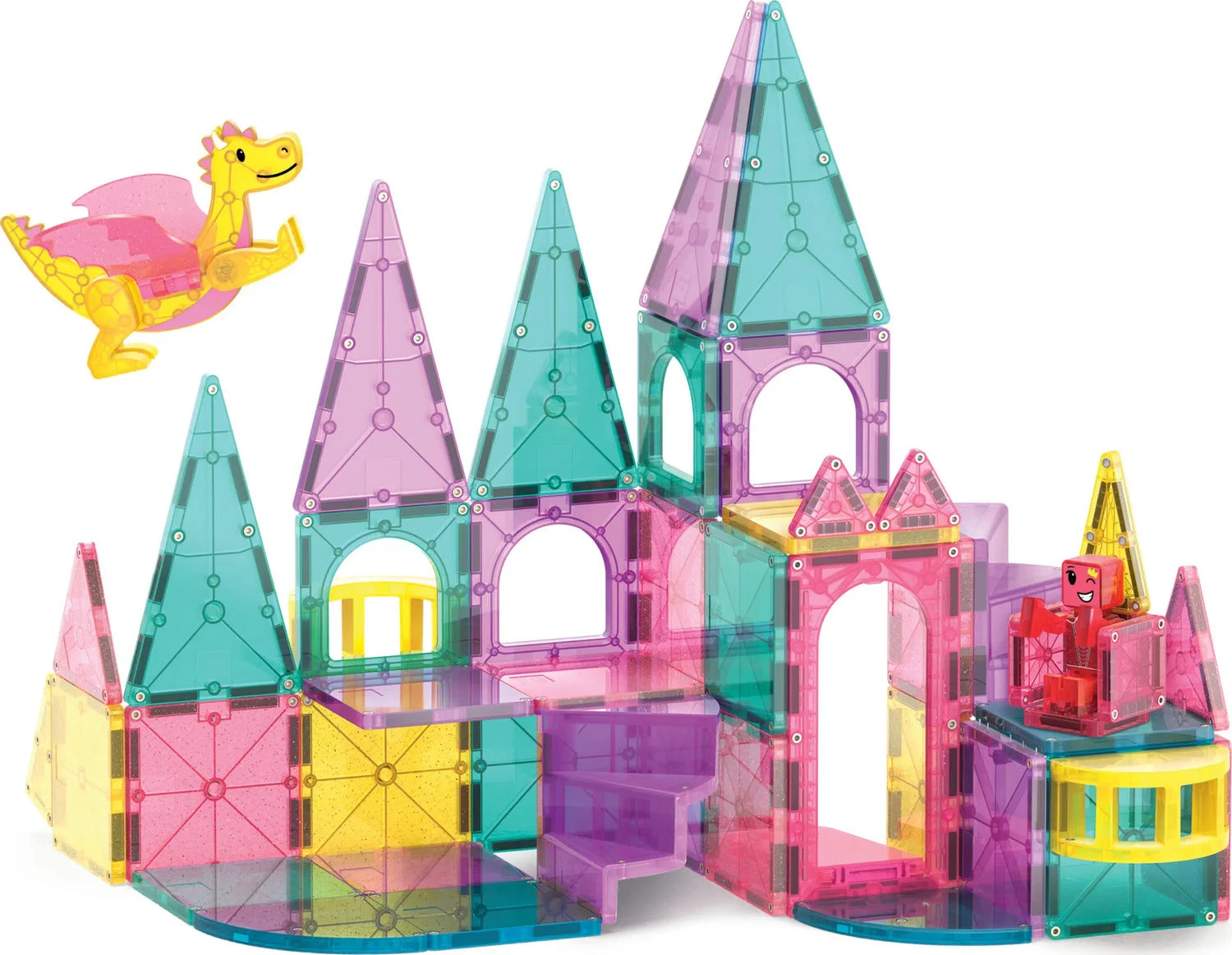 Magna-Tiles Castle - Micromags 48pc Magna-Tiles Castle - Micromags 48pc -Toyology Toys valt242048ca 6
