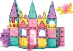 Magna-Tiles Castle - Micromags 48pc 4 Magna-Tiles Castle - Micromags 48pc -Toyology Toys valt242048ca 7