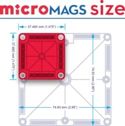 Magna-Tiles Micromag -Toyology Toys valt244026bo 7