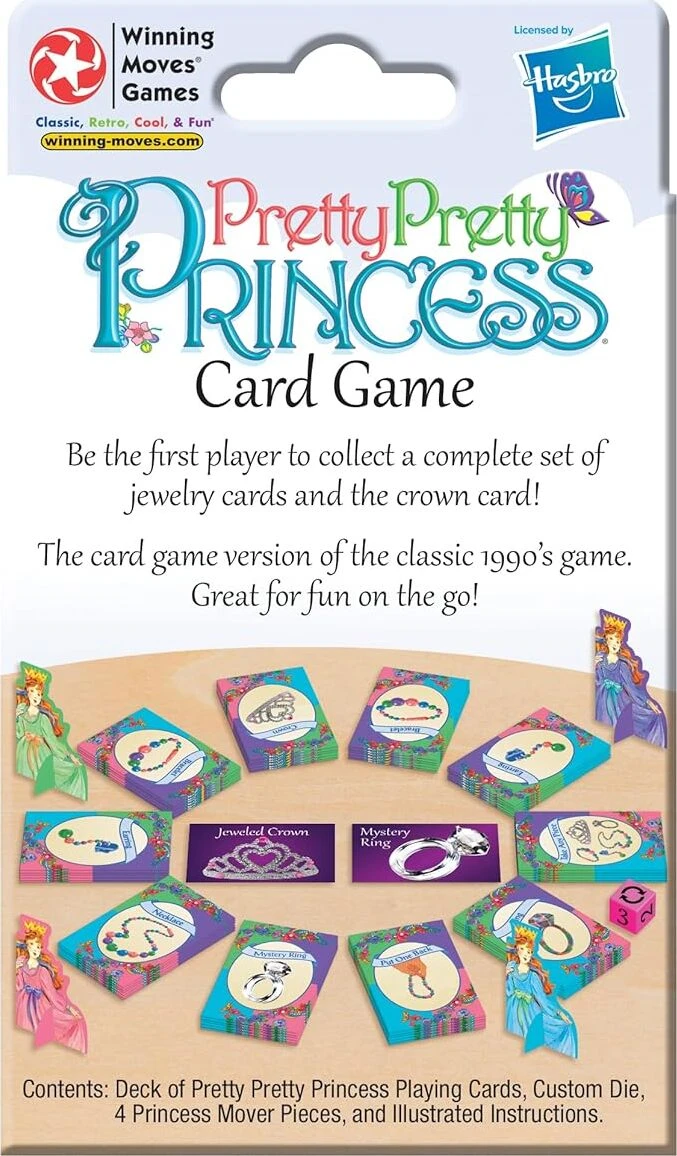 Pretty Pretty Princess Card Game Hasbro Pretty Pretty Princess Card Game -Toyology Toys wnmv1254 3