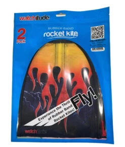 Rubber Band Rocket Kite - 2PK