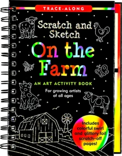 Scratch & Sketch At The Farm (Trace-Along)